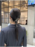 【Feria】 ローポニーアレンジ  福田沙也加