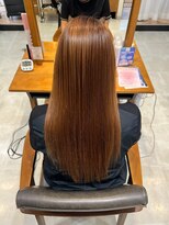 ビューブルー 亀戸錦糸町(VIEW BLUE)&nbsp;美髪カールシアーカラーピンクブラウンエアリーロングセミディ