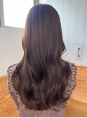 グレーベージュエモージュ美髪ニュアンスカラー_ba487491