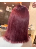 切りっぱなしロブ×ディープピンク