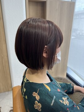 テラスヘア 長岡(TERRACEhair) オレンジブラウンで透明感を