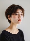ハンサムショート/大人可愛いクールショート/ひし形ショートボブ