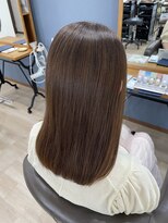 ルル 宇都宮(Loulou) 酸性ストレート×髪質改善FARJUAトリートメントかける