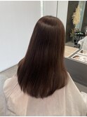 つやカラーアッシュブラウンツヤ髪高知美容院