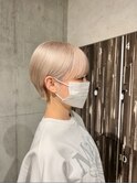 ハンサムショート×ホワイトミルクティー