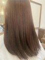 ヘアアンドアイラッシュ ココアンジェ くりえいと宗像店(Coco Ange) ナチュラルなベージュカラー！