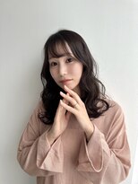 ティーヘア(t.hair)&nbsp;韓国風小顔レイヤーカット/シースルーバング/アッシュベージュ