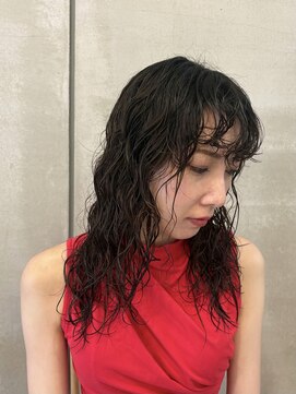 リアス ヘアデザイン(rias) ロングパーマ/ロングレイヤー/レイヤーパーマ/黒髪/20代/30代