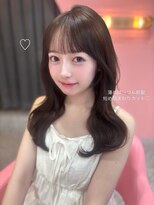 ボタン シブヤ(VOTAN SHIBUYA)&nbsp;ブラウン/韓国ヘア/渋谷/レイヤー/顔まわり