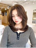 韓国レイヤーカット/くびれヘア/艶カラー/髪質改善/ダブルカラー