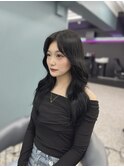 透明感暗髪×韓国レイヤー