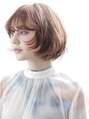 ピークアブー 銀座中央通り(PEEK-A-BOO)&nbsp;ひし形シルエットのボブが大人女性にも人気です。