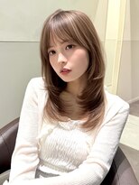 パルス ギンザ(PULSE ginza)&nbsp;ミディアムハイレイヤー透明感カラー縮毛矯正髪質改善