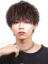 ナチュラル 渋谷(NATURAL)&nbsp;フェザーパーマ／スパイキーショート［メン ズ／渋谷］