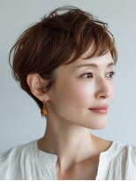 ビフィーノ リルネ(Bifino Rilune)&nbsp;ダークアッシュ/ショートレイヤーカット/川西池田