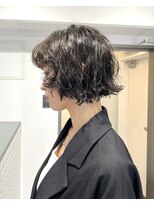 サンドイエナ 横浜店(sand yena)&nbsp;くびレイヤーボブルフネビージュ小顔ワンレンこなれミディ
