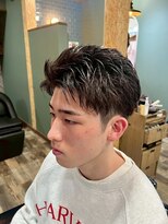 スタンドバーバー 柏(STAND BARBER) MEN’S HAIR/サーフカール/刈り上げセンターパート/<理容室>
