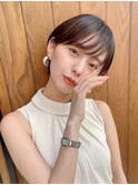 20代/30代/ニュアンスカラー/小顔/前髪カット/ショート/表参道