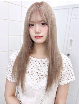 ディスイズ(thisis) 【thisis】ミルクティーベージュ/韓国風/レイヤーカット