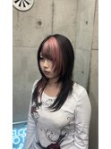 ピンク×ブラックデザイン