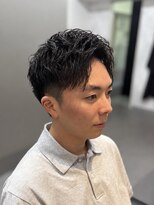 マジック 関目店(magic)&nbsp;大人色気アップバング × シャドウウェーブパーマ
