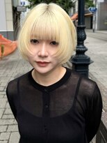 ローレンアンドパレード 並木坂店(Lauren&Parade) ホワイトブロンド レイヤーカット 顔周りカット ブリーチ 20代