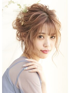 ヘアメイクサロン シャルメ(Hair Make Salon CHARMER) 結婚式やパーティースタイルに人気のルーズアップ