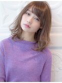 デジタルパーマでふんわりヘルシーレイヤー×イルミナカラー