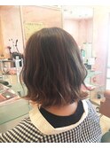 ハイライトたっぷり大人ボブ