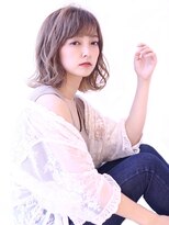 オーロ 宝塚店(ORO) 【20代大人かわいいボブルフピンクベージュ◎ハイライトカラー】