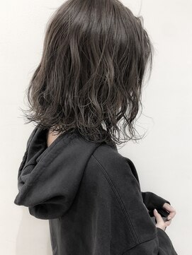 ネイヴィル(navile) ☆デザインカラー×無造作カールボブディ☆