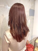 マノハル(MANOHARU)&nbsp;【わだロング】大人かわいいミルクティーピンク