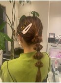 玉ねぎヘア♪