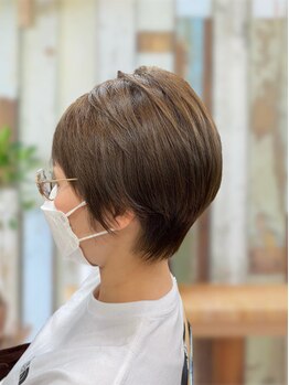 ヘアー アンアン(Hair AnAn)の写真/グレイカラーは明るく出来ないとあきらめていた方→明るく出来ます！１度ＡｎＡｎに御来店ください★