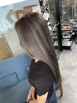 ラフ 難波店(LAFF)&nbsp;#黒髪#ボブルフ#ネビージュ#小顔#ワンレン