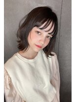 リークフー(Ree cu fuu)&nbsp;10代20代30代40代　シースルーバングの外ハネボブ2 藤沢