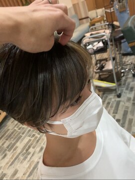 ビーチ ヘア メイク 綱島店(BEACH hair make) インナーカラー/ショートボブ/マッシュヘアー/シースルーバンク