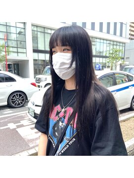 ボアップ 京橋店(boappu) #エクステ　#ロングヘア　#暗髪