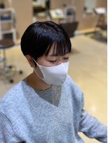 マシェリ(ma cherie)&nbsp;シンプルショートをフロントパッツン気味で