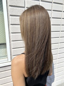 ヘアデザイン アンジェロカフェ(Hair Design Angelo cafe) 極細ミルクティーハイライト♪