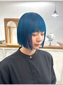 【MAAAAAC】ターコイズブルーボブ
