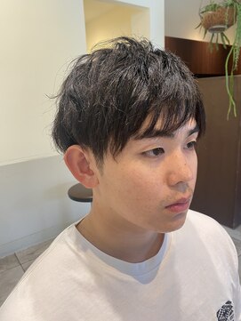 サーラ(sara) パーマを活かした◎メンズマッシュショート