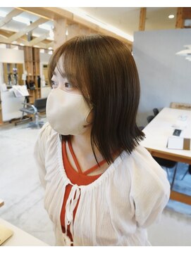 カノエ 松江東津田店(canoe) 切りっぱなしボブ