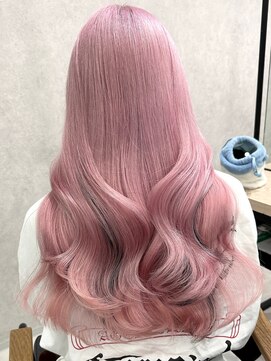 ロウル 渋谷(LOWRL) ホワイトペールピンク/ケアブリーチ