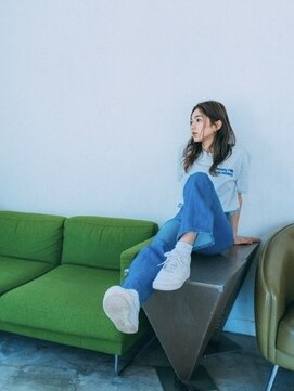 ニュイ 高槻 阪急茨木店(nui) イメチェンアンブレラカラー前髪ウェーブパーマこなれミディ