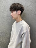 波巻きパーマ