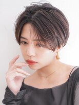 カライング(ing) 20代30代40代ひし形大人かわいい小顔ラベンダーアッシュショート