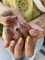 ピークアブー ワン(PEEK-A-BOO ONE) 【持込design】aurora nuance nail