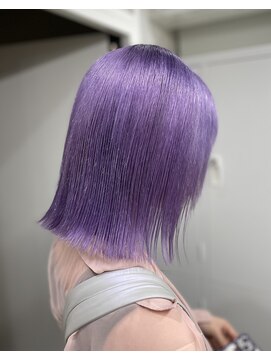 セレーネヘアーレイズ 梅田店(Selene hair Raise) 色落ち綺麗なラベンダーカラー