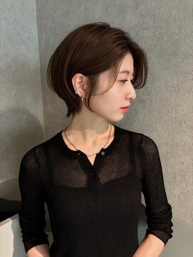 アスター 天神大名店(Aster) オリーブグレー/ボブ/顔周り/小顔/レイヤー/髪質改善/縮毛矯正